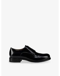 Christian Louboutin - Moustachou Flat Leather Derby Shoes - Lyst