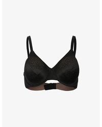 Wacoal - Back Appeal Jacquard-Print Underwired Stretch-Woven Bra - Lyst