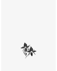 Shaun Leane - Orchid 2 Flower 925 Sterling And Diamond Ring - Lyst