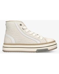Represent - Htn X Chunky-lace Woven High-top Trainers - Lyst
