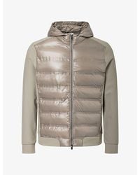 Arne - Hybrid Hooded Shell Puffer Jacket - Lyst