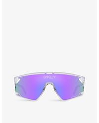 Oakley - Oo9237 Bxtr Rectangle-frame Branded-lens Metal Sunglasses - Lyst