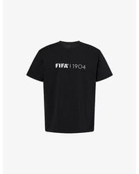FIFA 1904 - Logo-Print Uniform Cotton T-Shirt - Lyst