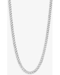 Maria Black - Forza Rhodium-plated Sterling- Chain Necklace - Lyst