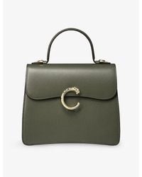 Cartier - Panthère C De Small Leather Top-Handle Bag - Lyst