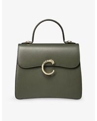 Cartier - Panthère C De Small Leather Top-Handle Bag - Lyst