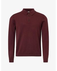 Sunspel - Regular-Fit Cashmere Polo Jumper - Lyst