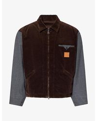 KHOKI - Drizzler Contrast-Sleeve Corduroy Jacket - Lyst