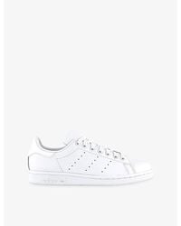 adidas - Stan Smith Leather Trainers - Lyst
