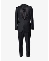 Tom Ford - Shawl-Lapel Tapered-Leg Master Evening Wool Suit - Lyst