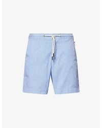 Orlebar Brown - Bulldog Drawstring Seersucker Swim Shorts - Lyst