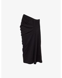 Dries Van Noten - Harens Panels Cotton-Jersey Midi Skirt - Lyst