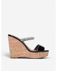eliana crossover cork heels