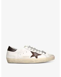 Golden Goose - Superstar Pattern Leather Low-Top Trainers - Lyst