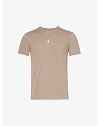 Polo Ralph Lauren - Brand-embroidered Regular-fit Cotton-jersey T-shirt - Lyst