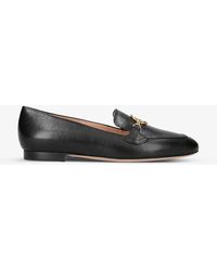 Bally - Obrien Chain-embellished Leather Loafers - Lyst