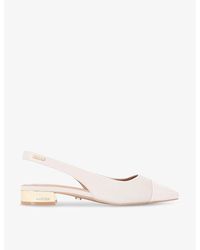 Carvela Kurt Geiger - Amelia Sling-Back Faux-Leather Pumps - Lyst