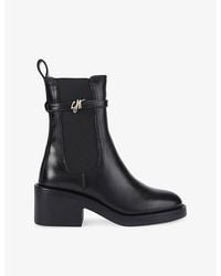 Steve Madden - Charity Faux-Leather Heeled Chelsea Boots - Lyst