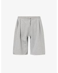 Seventh - V3 Raw-Hem Cotton Shorts - Lyst