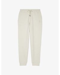The Kooples - Logo-Embroidered Tapered-Leg Cotton-Jersey Jogging Bottoms - Lyst