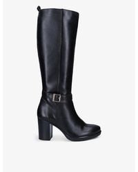 Carvela Kurt Geiger - 2 Buckle-Embellished Leather Knee-High Boots - Lyst