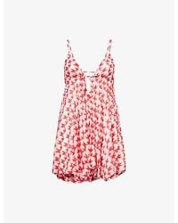 Missoni - Backless Chevron Knitted Jumpsuit Cover Up - Lyst