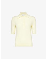 Givenchy - Brand-embroidered Slim-fit Wool Polo Shirt - Lyst