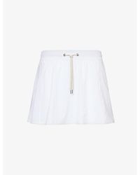 Vuori - Clementine Elasticated-waist Regular-fit Stretch-recycled Polyester Mini Skirt - Lyst