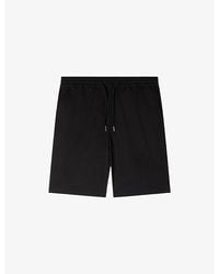 Sandro - Drawstring-Waist Stretch Cotton-Blend Shorts - Lyst