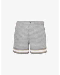 CHE - Berkeley Border Swim Shorts - Lyst