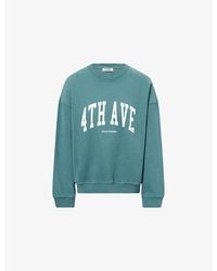 4th & Reckless - Avenue Logo-Print Cotton Sweatshirt - Lyst