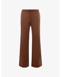 House Of Cb - Chelsea Wide-Leg Knitted Trousers - Lyst