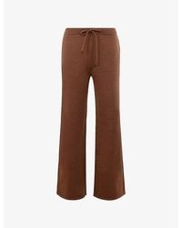 House Of Cb - Chelsea Wide-Leg Knitted Trousers - Lyst