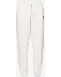 Polo Ralph Lauren - Tapered Mid-rise Cotton-blend jogging Bottoms - Lyst