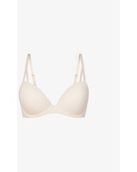 Calvin Klein - Seductive Comfort Recycled Stretch-jersey Push-up Bra - Lyst