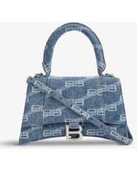 balenciaga denim hourglass