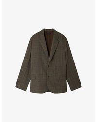 Soeur - Hermosa Checked Wool-Blend Blazer - Lyst