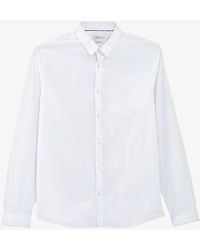 IKKS - Slim-fit Long-sleeve Stretch-cotton Shirt Xx - Lyst