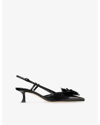 Jimmy Choo - Mimmi Slingback 50 Leather Heels - Lyst