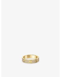 Cartier - Love Small Model 18Ct- And 0.31Ct Diamond Ring - Lyst