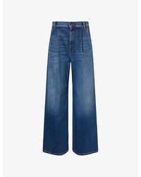 Weekend by Maxmara - Ortles Wide-Leg Stretch-Denim Jeans - Lyst
