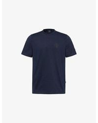 Thrudark - Insignia Logo-Patch Cotton-Jersey T-Shirt - Lyst