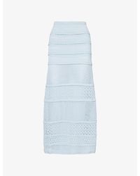 Devon Windsor - Yasmin Knitted Maxi Skirt - Lyst