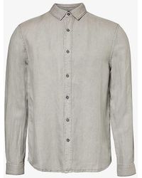 PAIGE - Peters Linen-blend Shirt X - Lyst