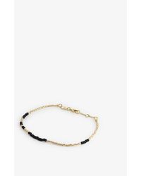 Anni Lu - Asym 18ct Yellow Gold-plated Brass And Glass Bead Bracelet - Lyst