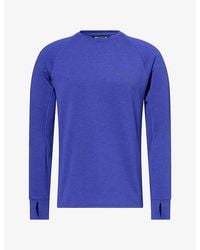 Salomon - Essential Long-Sleeve Crewneck Woven Top - Lyst