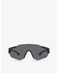 Fendi - Fe40088u Irregular-frame Acetate Sunglasses - Lyst