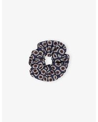 Sandro - Floral Woven Scrunchie - Lyst