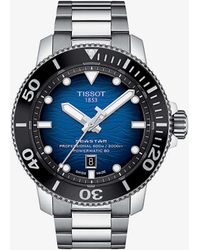 Tissot - T1206071104101 Seastar 2000 Steel Chronograph Watch - Lyst
