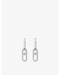 Messika - Move Link 18Ct And 0.85Ct Diamond Earrings - Lyst